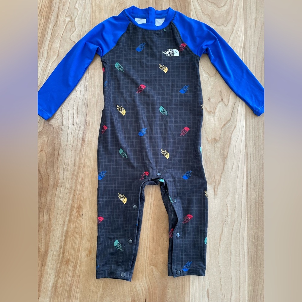 The North Face Infant 12-18M Amphibious One-Piece Swim Suit UV Protection